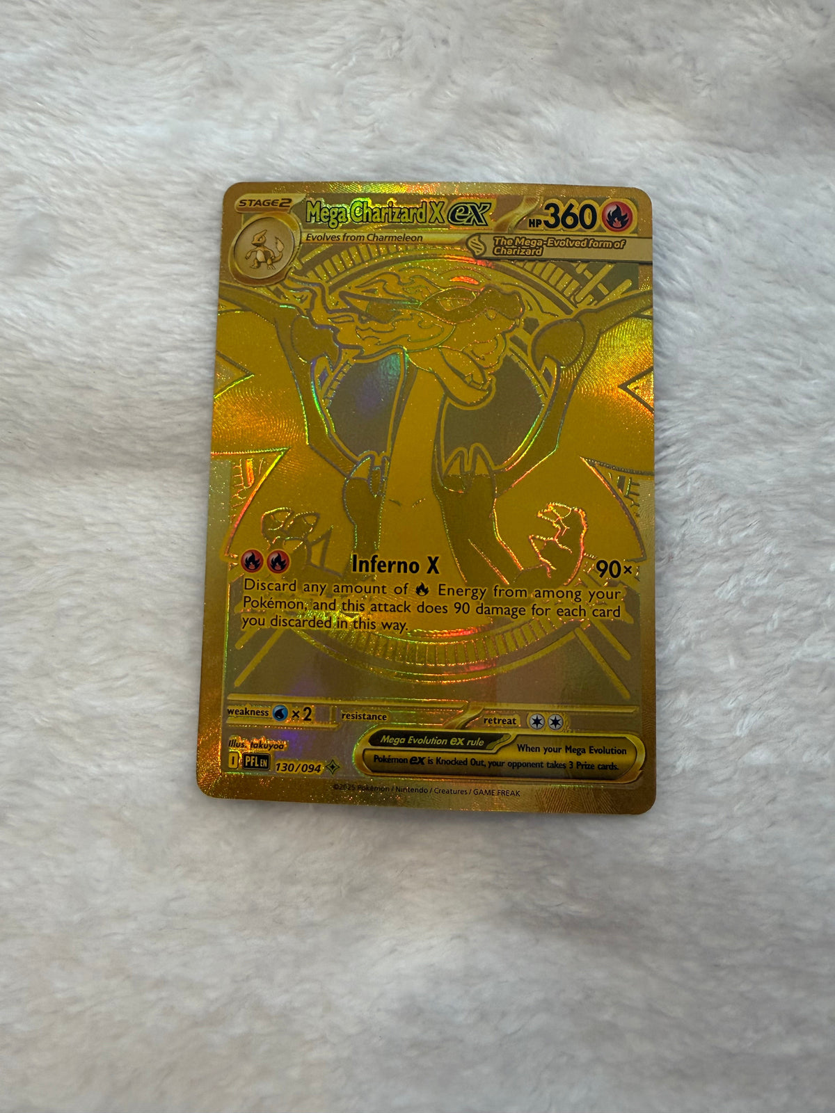 MEGA CHARIZARD X ex #130/094 — PHANTASMAL FLAMES (Premium Member Pricing)