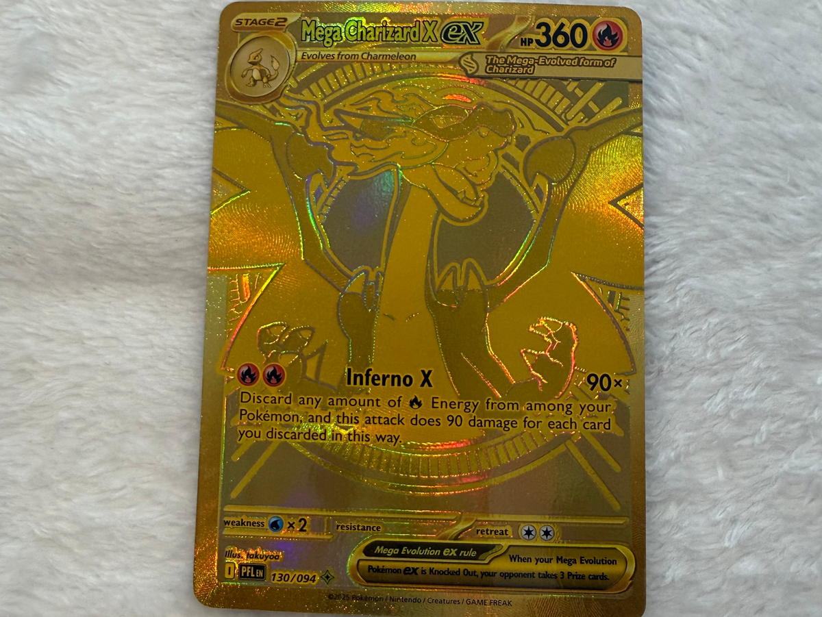 MEGA CHARIZARD X ex #130/094 — PHANTASMAL FLAMES (Premium Member Pricing)