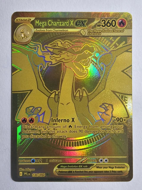 MEGA CHARIZARD X ex #130/094 — PHANTASMAL FLAMES (Premium Member Pricing)