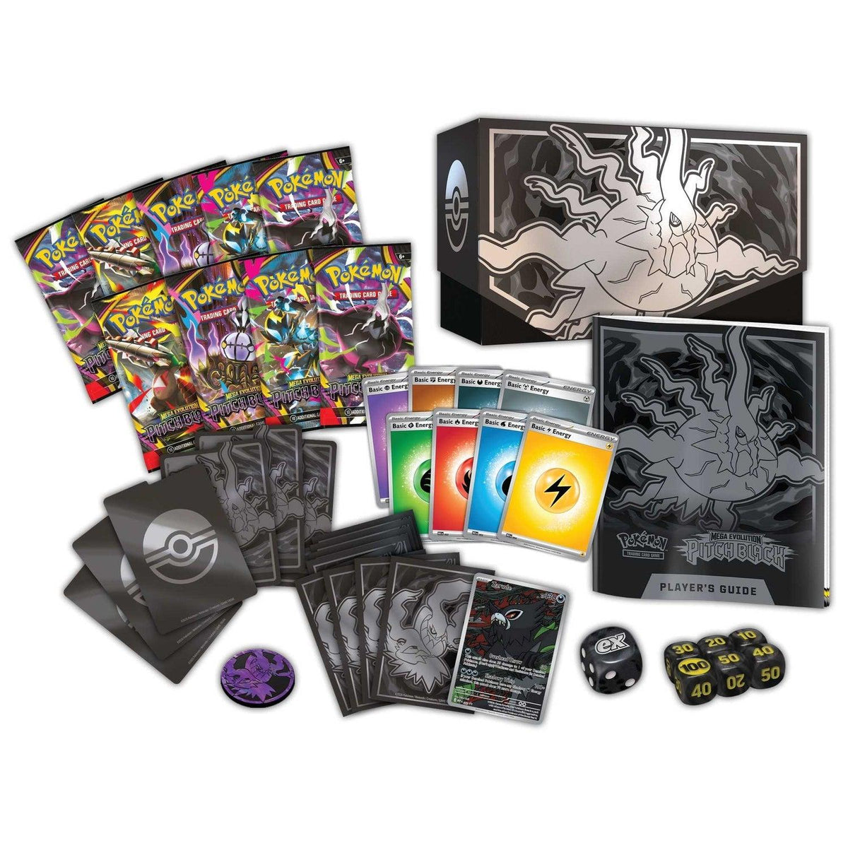 Pokémon TCG: Mega Evolution—Pitch Black Elite Trainer Box (ETB) Factory Sealed